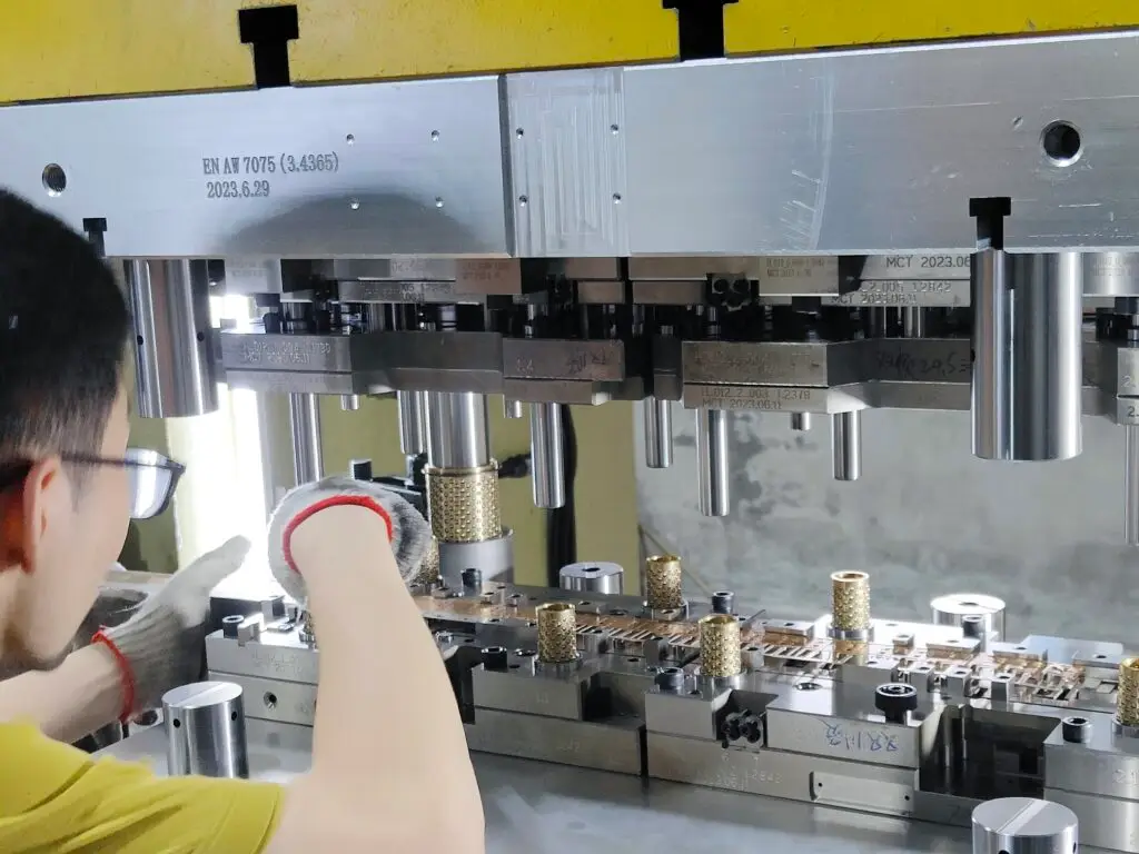 demonstrate the capability of precise stamping production